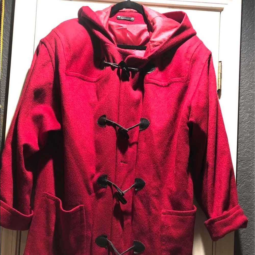 Vintage Red Wool coat